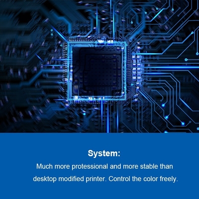 Impresora DTF compatible con Win7/Win8/Win10 para impresión de camisetas de gran color