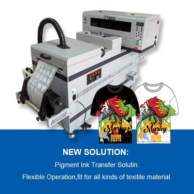 Impresora de inyección de tinta con capacidad de impresión a gran color de 30 cm y tecnología de transferencia DTF