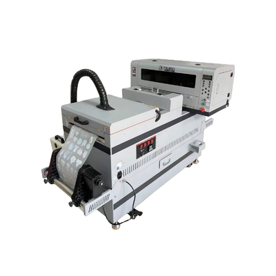 Impresora DTF A3 de 30 cm con máquina de agitar y pulverizar KCMY W tinta de pigmento doble XP600