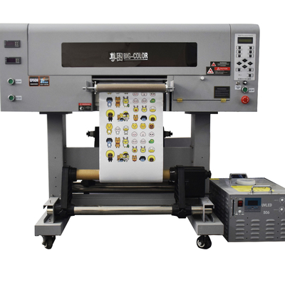 Impresora DTF multicolor UV de tamaño A3 con efecto 3D e impresión de etiquetas UV a una velocidad de 5 m2 / h