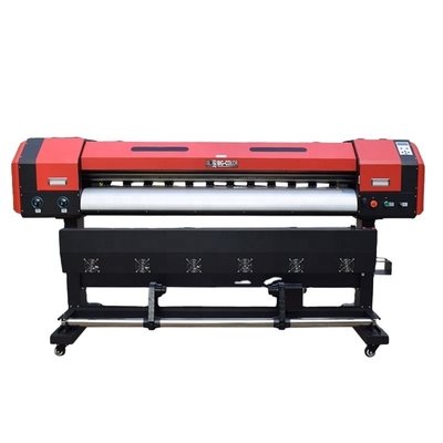 Impresora de solventes ecológicos de tipo multimedios de PP multicolor de 1.6m Vinyl Flex Banner Plotter para la salida