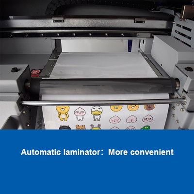 Impresora de pegatinas de película de 60 cm UV DTF AB con cuatro cabezas TX800/i1600 e impresión holográfica