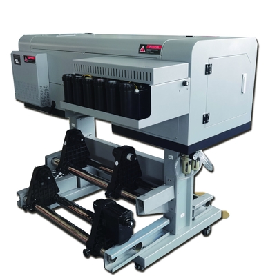 203.5*107.5*66.5cm EPS UV DTF Impresora con adhesivo UV Oro Plata 60cm máquina de rollo