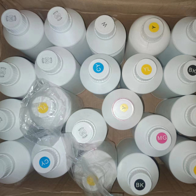 1L/botella DTG de impresión en gran color con tinta de pigmento textil con tinta blanca