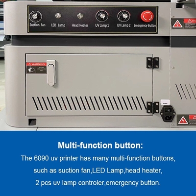 Impresora UV 6090 con alta productividad y molde cilíndrico para impresión digital