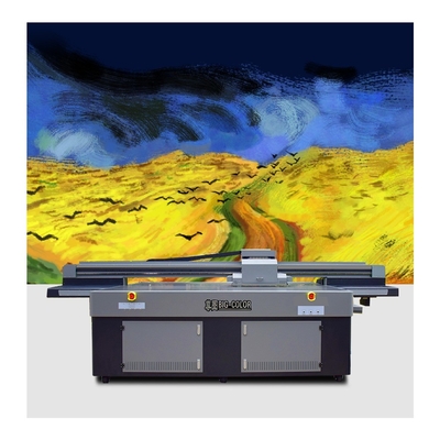 Impresora de tinta UV Impresora de tela plana de gran color para venta de plástico acrílico de vidrio de madera